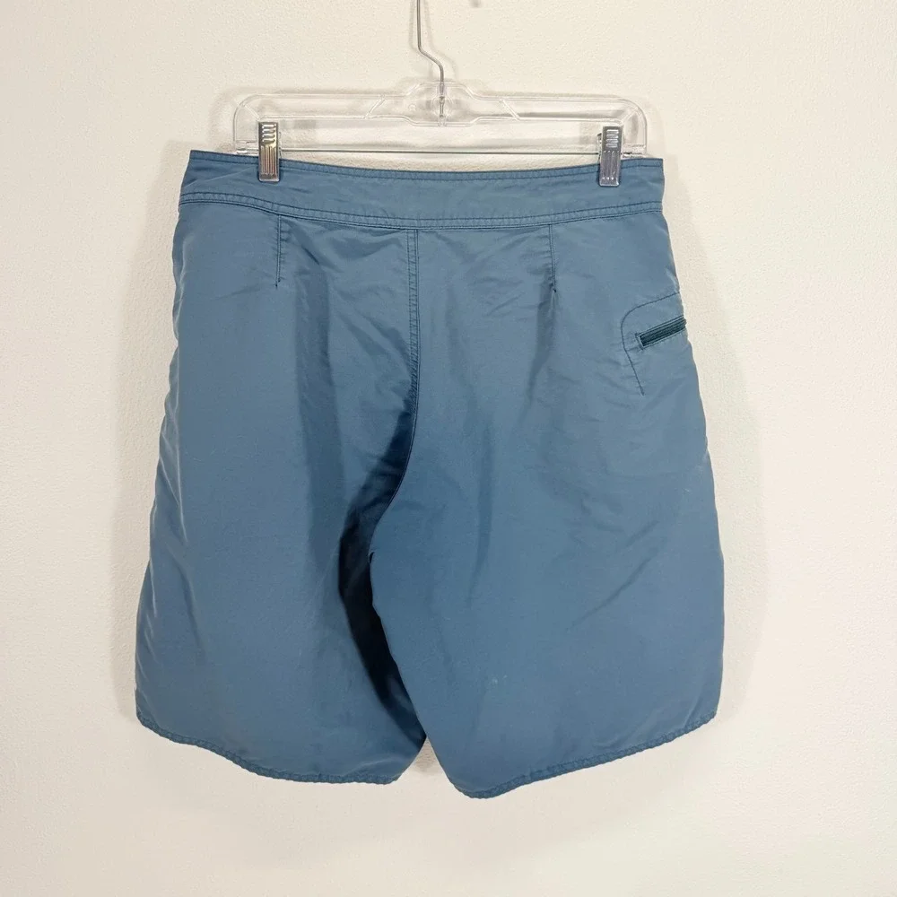 Patagonia Mens Gorpcore Wavefarer Slate Blue Board Swim Surf Shorts Size 33